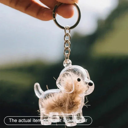 Pet Hair Keychain